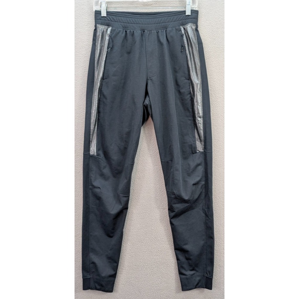 Under Armour Cold Gear Running Pants Size SM Black Activewear Training Ankle Zip
